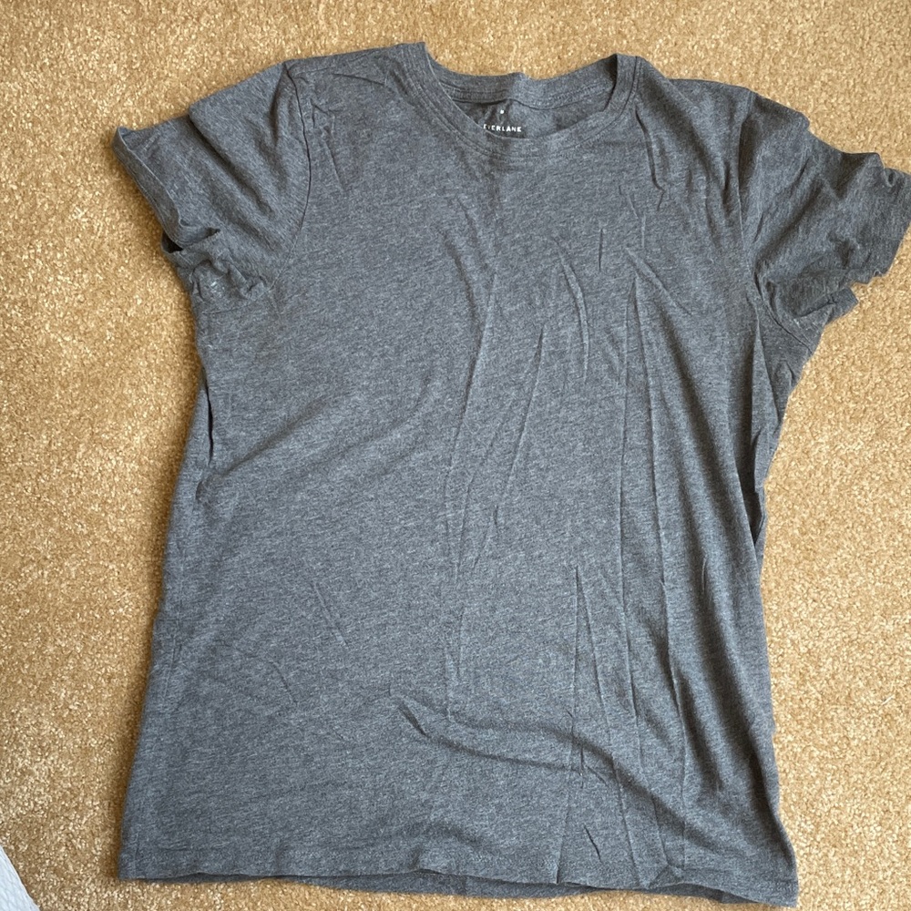 Everlane Charcoal Short Sleeve Tee